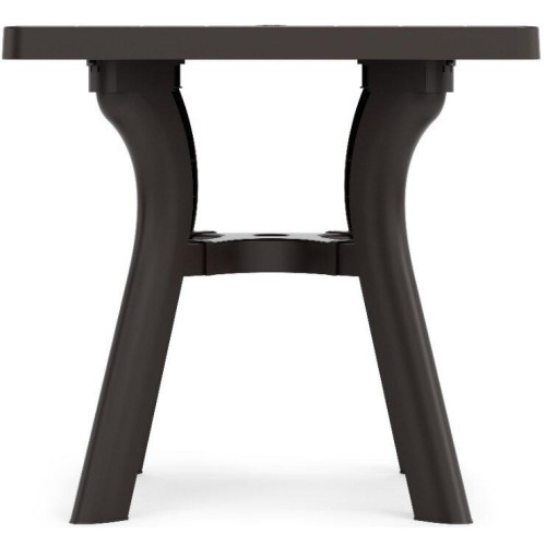 Стол пластм квадратный Атлант мокко 800х800х765мм М 8941 (501654)