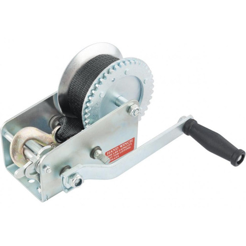 Лебедка барабанная ленточная MATRIX тяга 0,8т, лента 7,5м (522715)