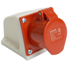 Розетка О/У STEKKER 3P+PE 16A IP44 ST-114 RST16-114-44 49434