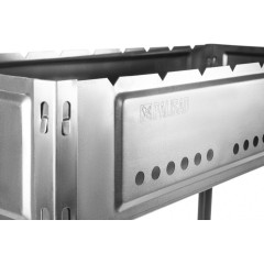 Мангал PALISAD 700х300х700м, с ребрами жесткости (69548)