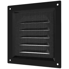 Решетка из тонколистовой стали с покрытием эмалью 1212МЭ Black