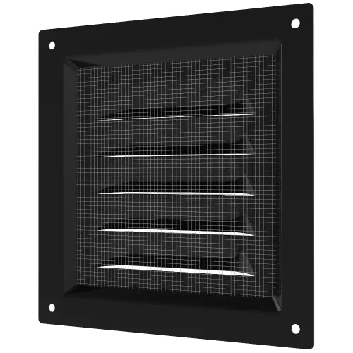 Решетка из тонколистовой стали с покрытием эмалью 1212МЭ Black