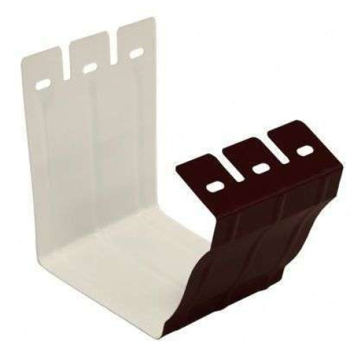 Водосток Vortex (RAL 8017) Соединитель желоба 127мм