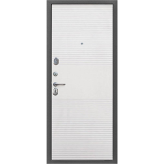 Дверь метал. 7,5 см Гарда муар/Белый ясень (2050*860, Левая)