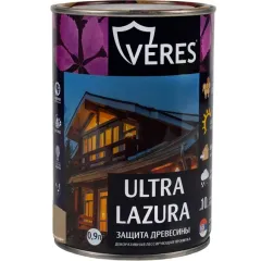 Декоративная пропитка для дерева Veres Ultra Lazura №30 Старая древесина 0,9 л