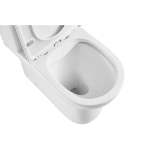 Унитаз-компакт EVA GOLD A8060 тонкое сиденье ДП, безободковый