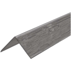 Угол ПВХ ДЕКОНИКА 30*30*2,7 Алюминий тёмный №187