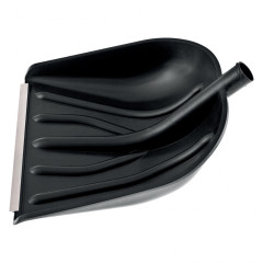 Лопата снеговая б/чер СИБРТЕХ пластик. 410х405 мм (614875) (*1)