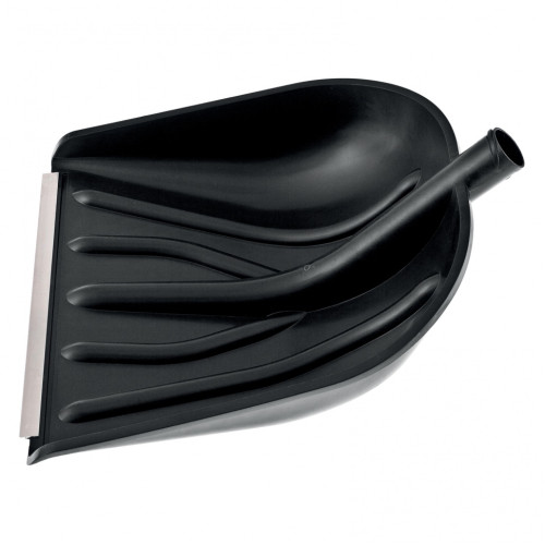 Лопата снеговая б/чер СИБРТЕХ пластик. 410х405 мм (614875) (*1)