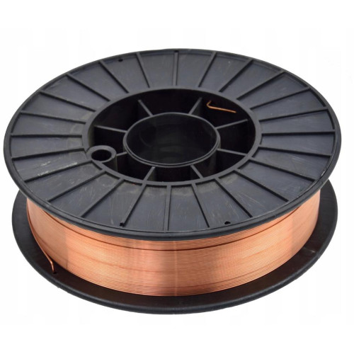 Проволока сварочная омедн. SOLARIS 0,6мм 5,0кг ER 70S-6 (катушка D200)