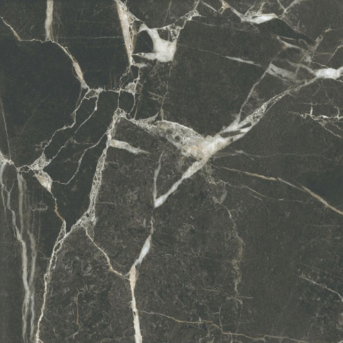 Плитка керамогранит 600*600 VITRA SilkMarble Порто Неро Матовый R9 Ректификат 1,8м2/5шт в уп.