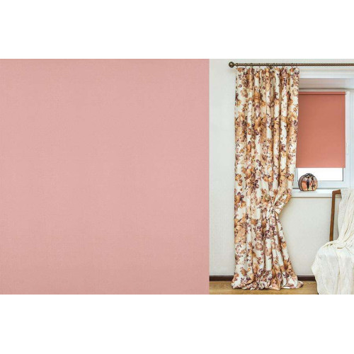 Рулонные жалюзи Блэкаут 42,5*175 цвет коралл