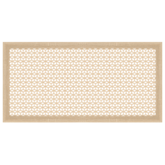 Радиаторная вентиляционная решетка из МДФ STELLA Илона 120*60 дуб сонома