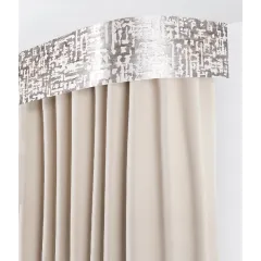 Карниз Ле-Гранд Бруно 2,0м (2ряд) серебро-патина с поворотами (3)