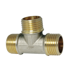 Тройник латунный ф 1