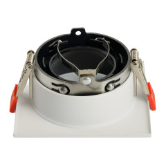 Свет. точ. Feron DL3112 MR16 квадрат белый/черный/хром(51405)