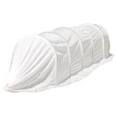 Парник САДОВИТА СТАНДАРТ 8 м в сборе (ПВХ 2,4м d=20мм с колышками + спанбонд 35гр/м2)