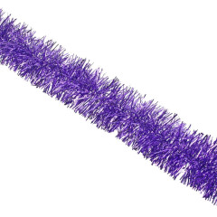 Мишура СНОУ БУМ (377-519) норка 200х7см, ПВХ, 2 цвета (фиол, зол)