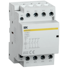 Контактор модульный КМ25-40М 25А/4п 4НО 400В AC/DC ИЭК MKK21-25-40