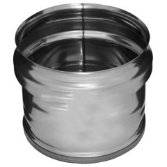 Дымоход заглушка внешняя 0,5мм Ф150 нержавеющая сталь (Феррум)