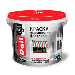 Краска в/д DALI Фасадная Укрывистая 5л