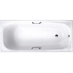 Ванна стальная WHITE WAVE Comfort 150х75х38см с ручками, ножками