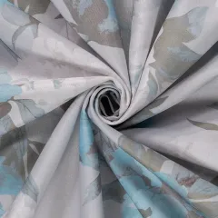 Портьера Ле-Гранд Букет адверта 150*260 голубой