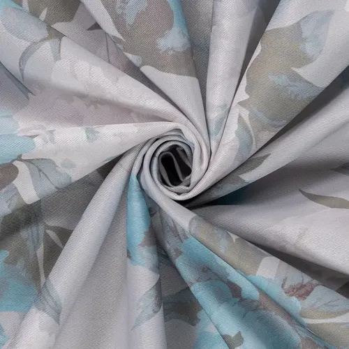 Портьера Ле-Гранд Букет адверта 150*260 голубой