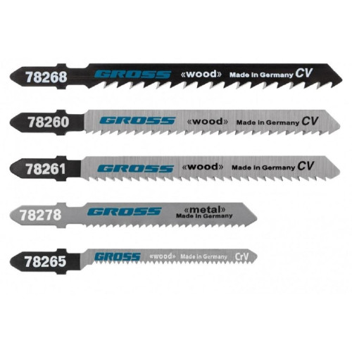 Пилки для лобзика GROSS универсальные 5шт (78252)