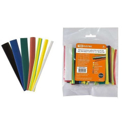 Набор термоусадочных трубок TDM ТУТнг 4/2, 6/3, 8/4, 10/5, 12/6 (7 цветов по 1шт 100мм) SQ0518-0515 (239485)