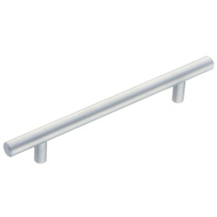 Ручка мебельная рейлинг EVA 10/192мм хром матовый(ЦБ010135)