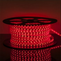 Светодиодная лента 220V Ecola 60Led 14,4W 14х7 5050 IP68 Красный свет SA1R14ESB (563210)