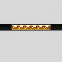 Светильник трековый ES Slim Magnetic 85101/01 6W 4000K Artas черный/золото(*1)