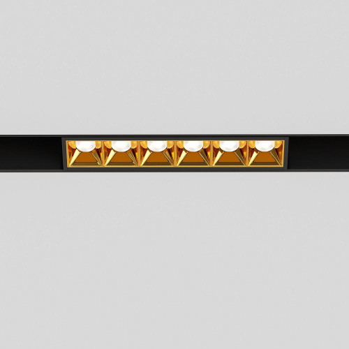 Светильник трековый ES Slim Magnetic 85101/01 6W 4000K Artas черный/золото(*1)