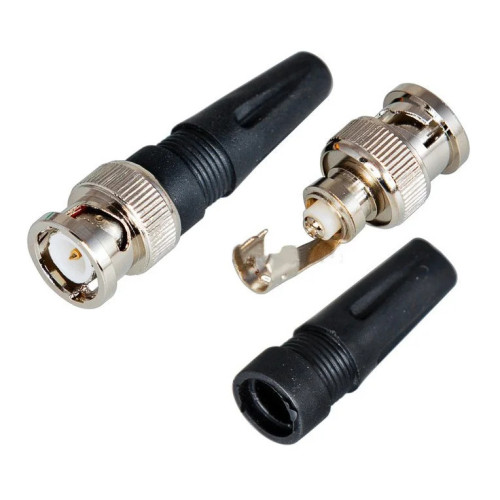 С/о Штекер BNC RG6 без пайки с колпачком  (50!) 05-3071-4