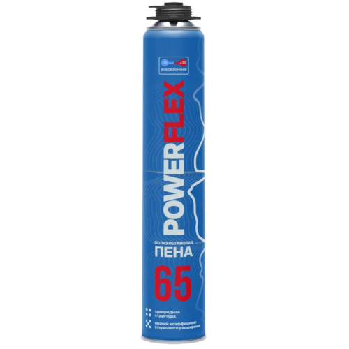 Пена монтажная KRASS POWERFLEX 65  всесезонная 1000мл (9591617)