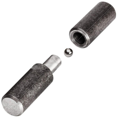 Петля гаражная с масленкой и шариком d25*120
