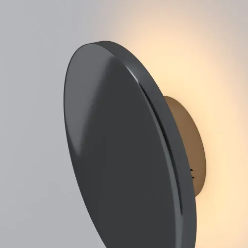 Светильник настенный ES 1126 Mini Disc LED черный/жемчуг