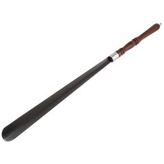 Ложка для обуви РЫЖИЙ КОТ металлическая с деревянной ручкой 75см (242494)
