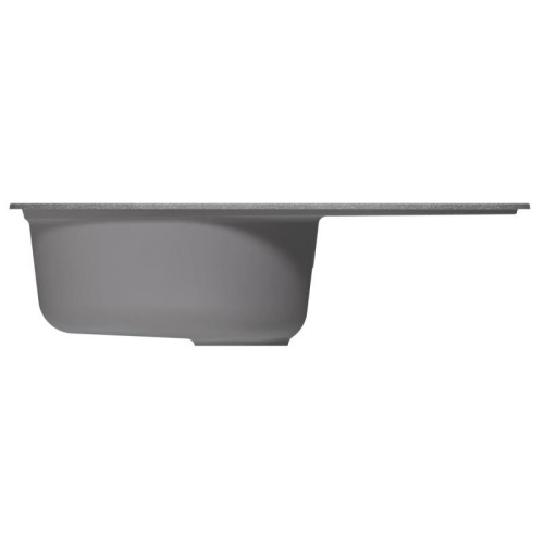 Мойка комп. MIXLINE ML-GM16 460х730x180мм, овальная, графит (342), сифон