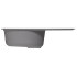 Мойка комп. MIXLINE ML-GM16 460х730x180мм, овальная, графит (342), сифон