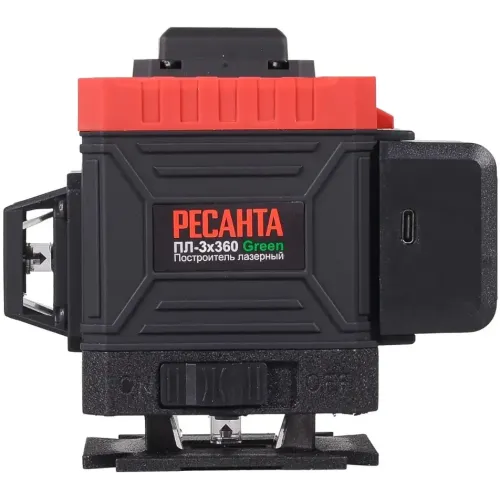 Уровень лазерный РЕСАНТА ПЛ-3Х360 Green (61/10/546)