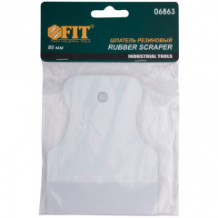 Шпатель FIT резиновый 80 мм (6863)