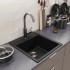 Мойка комп. MIXLINE ML-GM28 450х500x190мм, ультрачерная (344), сифон