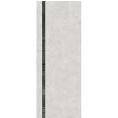 /Дверное полотно Браво-1.55 ДО 70 Look Art, покрытие Эко Шпон (BRAVO) (лакобель черное)(153-1020)