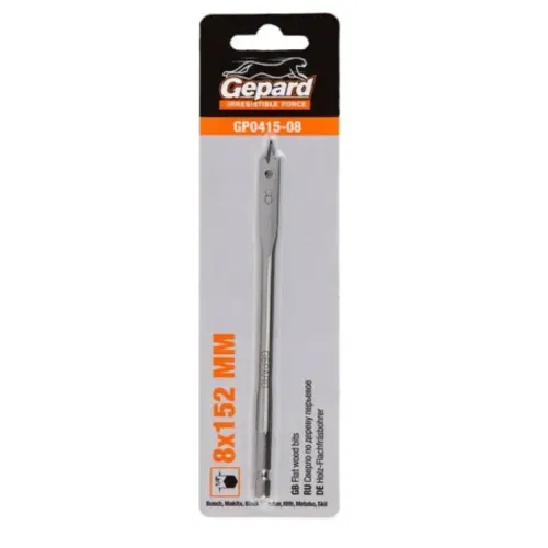Сверло по дереву перовое GEPARD 8х152 (GP0415-08)