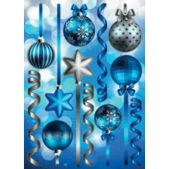 Наклейки декоративные Декоретто NL 4004 Синие шарики