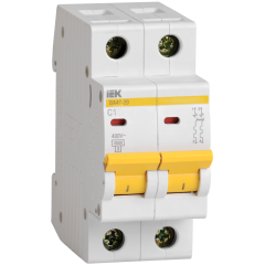 Выключатель автоматический 2-пол.   1A C 4,5кА ВА47-29 IEK MVA20-2-001-C (50990)
