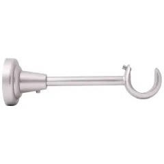 Карниз Ле-Гранд кованный твист 2,4м (1ряд) D25/19/(16) серебро мат, Дюна