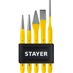 Набор зубил и кернеров STAYER 5 предметов (21077-H5)